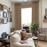 Chenille Heavyweight Luxury Blackout Herringbone Pattern Curtains - Miulee